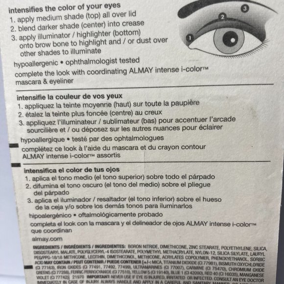 Almay Trio for Blues Intense I Color (3) Eye Shadow Palette - Picture 8 of 13